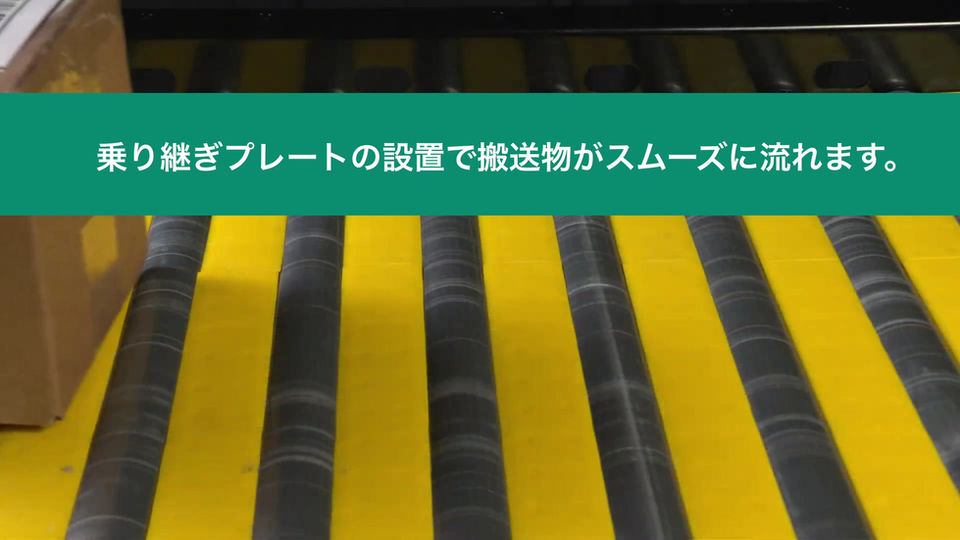 RCTP ローラーコンベヤ乗り継ぎプレート